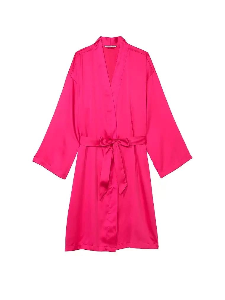 Атласний халат Satin Midi Robe Victoria's Secret