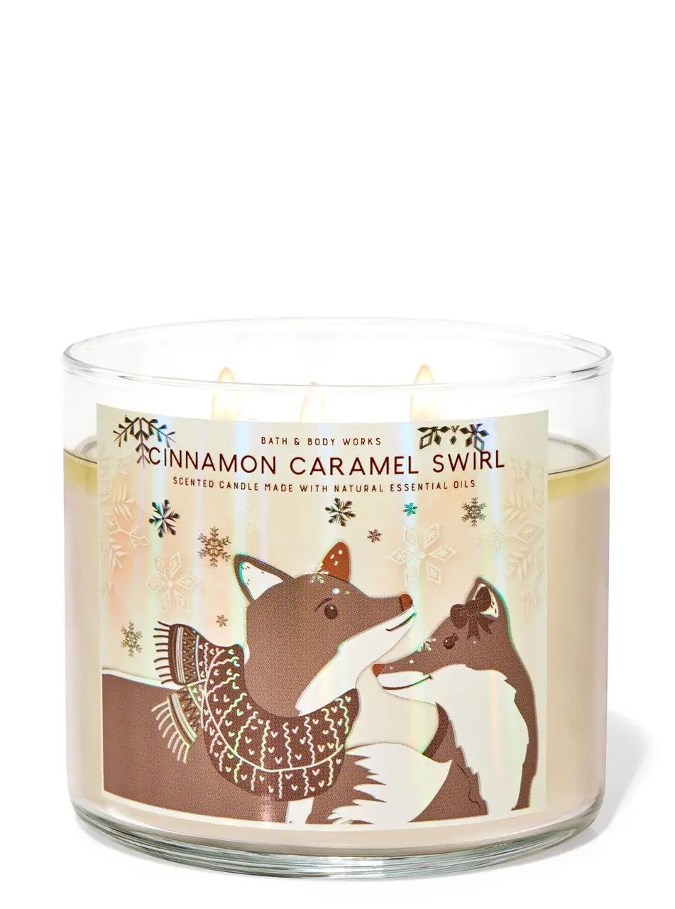 Ароматизована свічка BATH & BODY WORKS - Cinnamon Caramel Swirl
