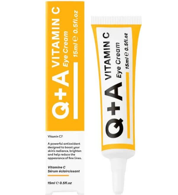 Живильний крем для шкіри навколо очей з вітаміном С Q+A Vitamin C Eye Cream, 15ml
