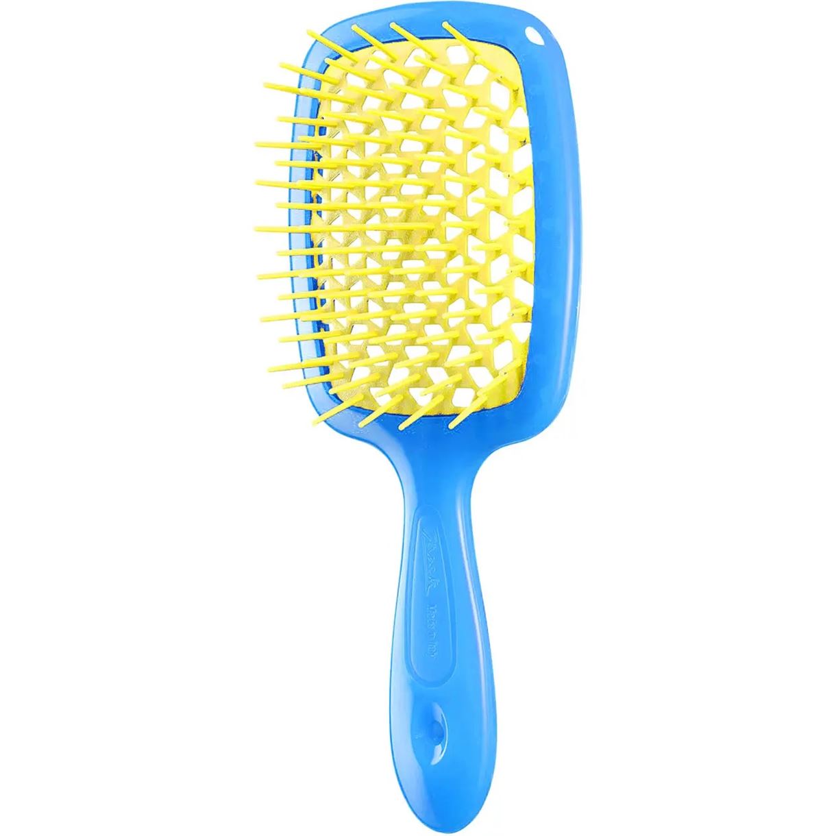 Гребінець для волосся Janeke Superbrush, блакитно жовтий