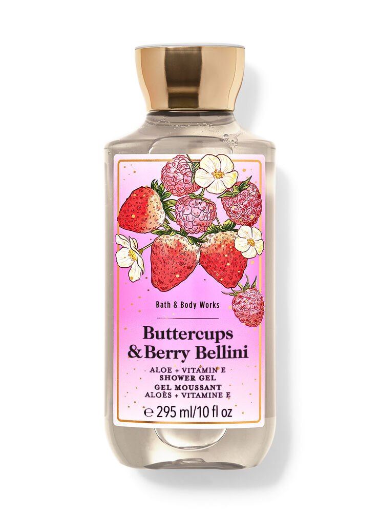 Гель для душу bath and body works - buttercups & berry bellini shower gel