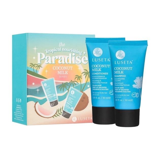 Дорожній набір для волосся ​​з кокосовим молоком Luseta Coconut Milk Travel Set Duo