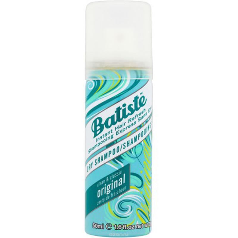 Сухий шампунь batiste dry shampoo clean and classic original, 50ml