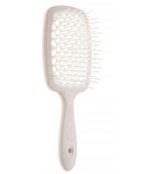 Гребінець для волосся Janeke Superbrush, сірий з білим