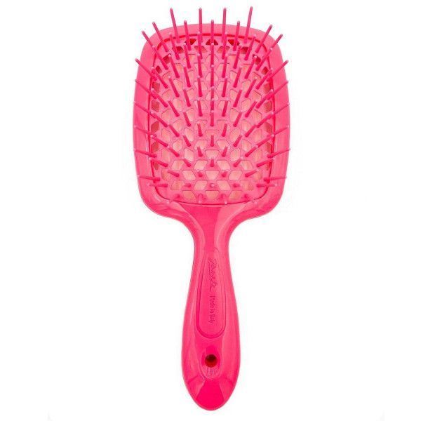 Janeke Superbrush Small - Гребінець для волосся рожевий неон