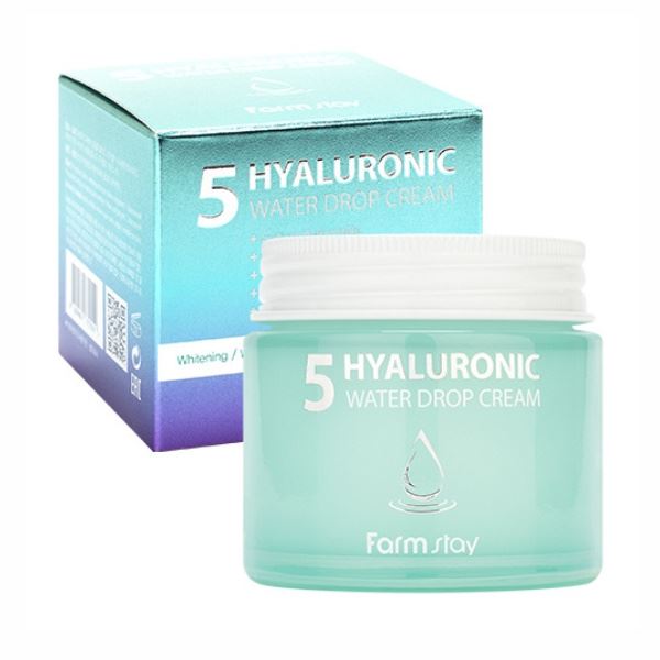 Зволожувальний крем З 5 видами гіалуронової кислоти - FarmStay Hyaluronic 5 Water Drop Cream