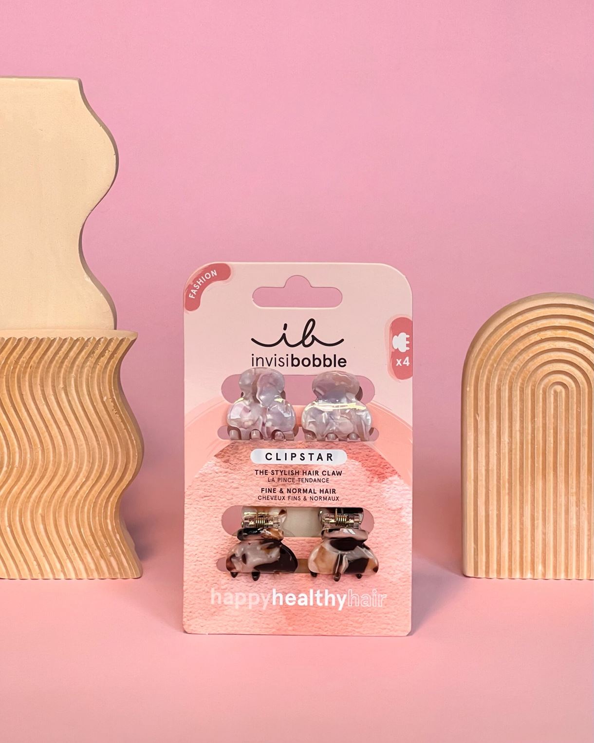 Набір заколок для волосся Invisibobble Clipstar Petit Four