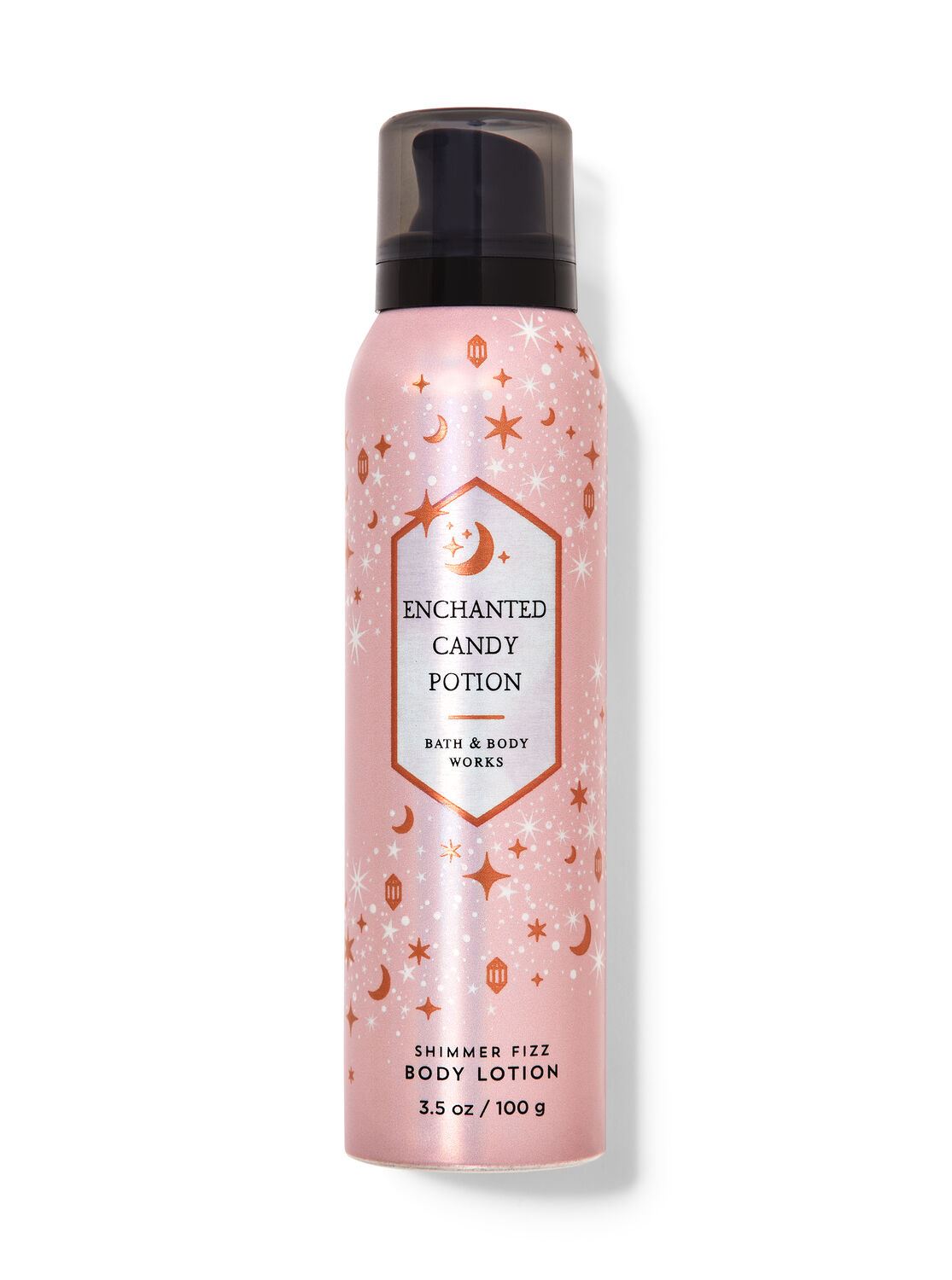 Пінка для тіла з шиммером Bath and body works - ENCHANTED CANDY POTION SHIMMER FIZZ BODY LOTION