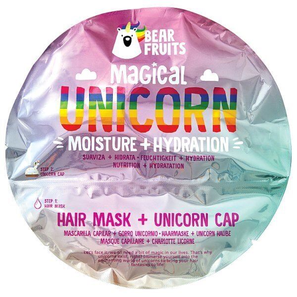 Зволожуюча маска для волосся Bear Fruits - unicorn
