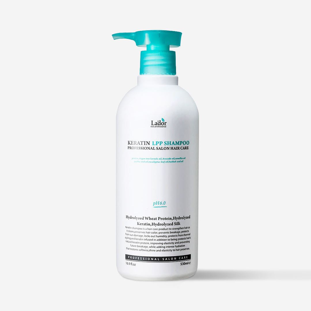 Безсульфатний протеїновий шампунь  Lador Keratin LPP Shampoo - 530 мл La'dor