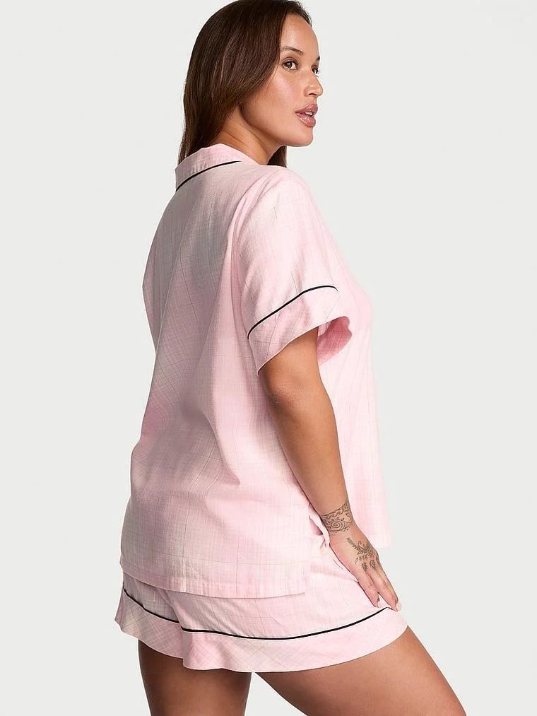 Фланелева піжама Victoria's Secret Short Pajama Set