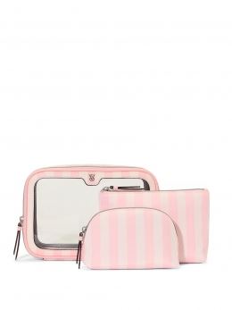 КОСМЕТИЧКА 3В1 3-PIECE MAKEUP BAG ICONIC STRIPE