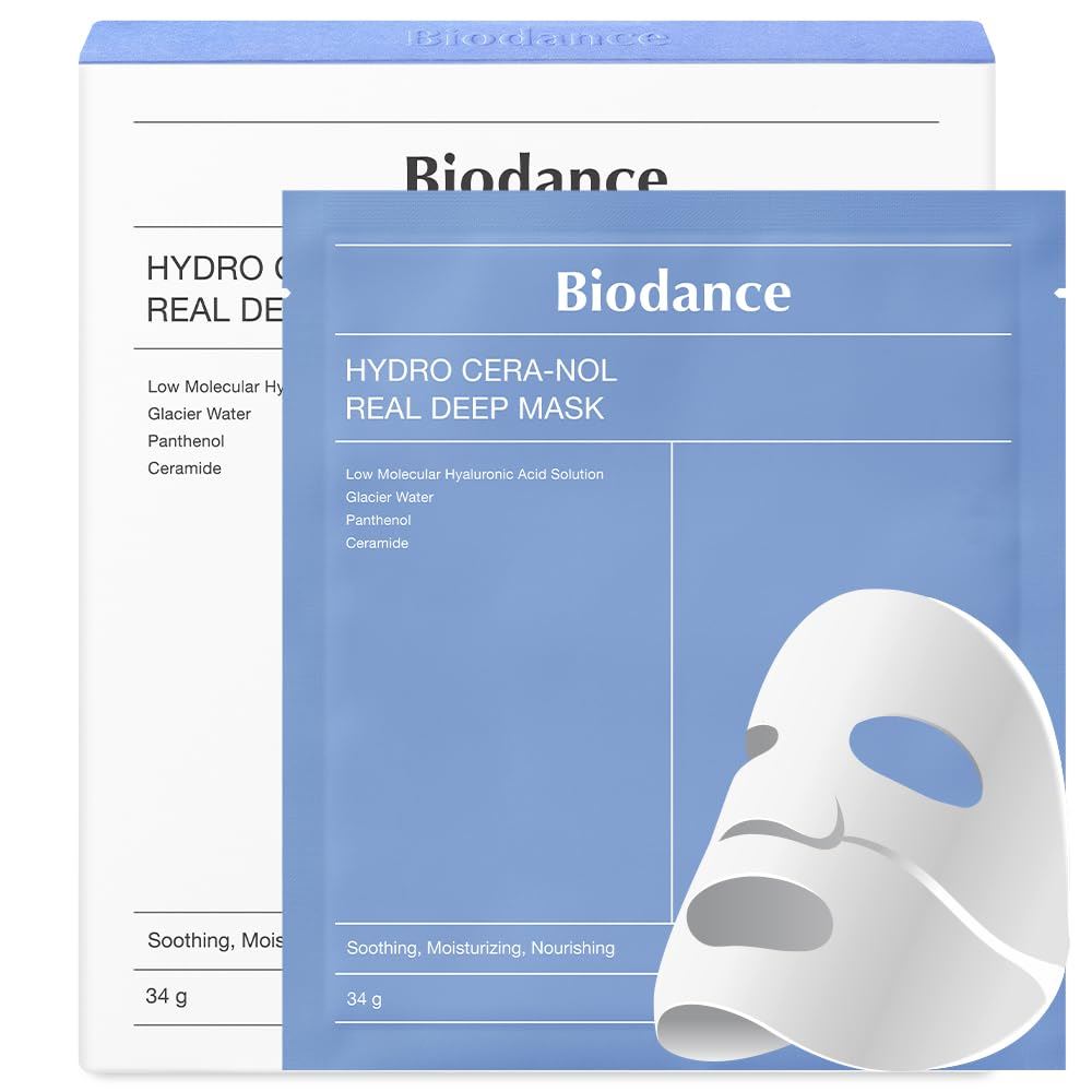 BIODANCE Hydro Cera-Nol Real Deep Mask - Нічна гідрогелева маска для зволоження шкіри обличчя з керамідами