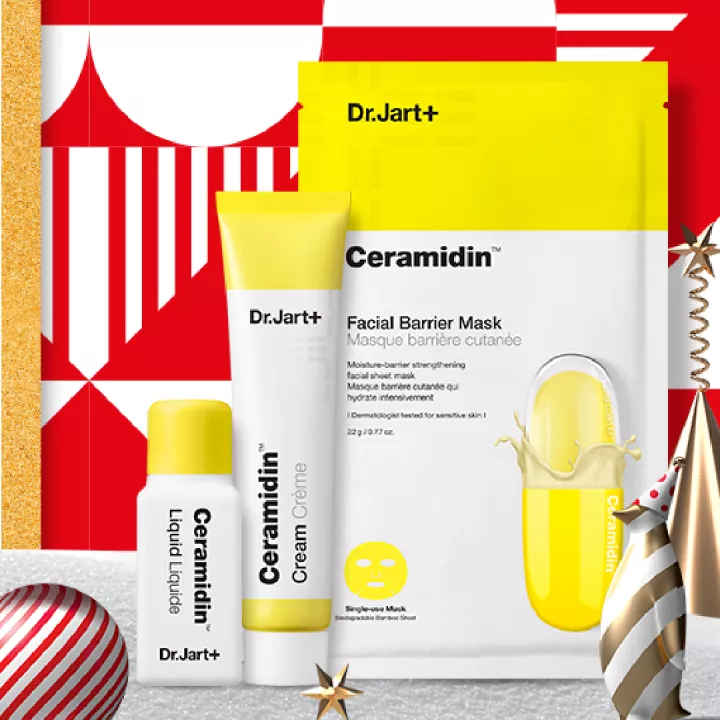 Зволожуючий набір для сухої шкіри Ceramidin merry moisture set Dr.Jart