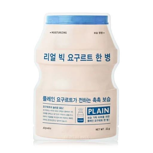 Тканинна маска для обличчя A'pieu Real Big Yogurt One Bottle Йогурт