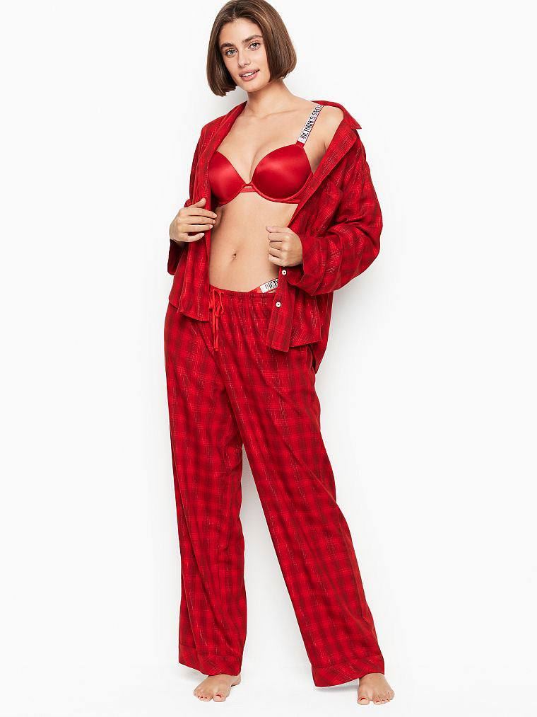 Фланелева Піжама VICTORIA'S SECRET FLANNEL LONG PJ SET