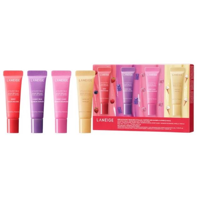 Набір блисків для губ Laneige Mini Lip Glowy Balm Set 4