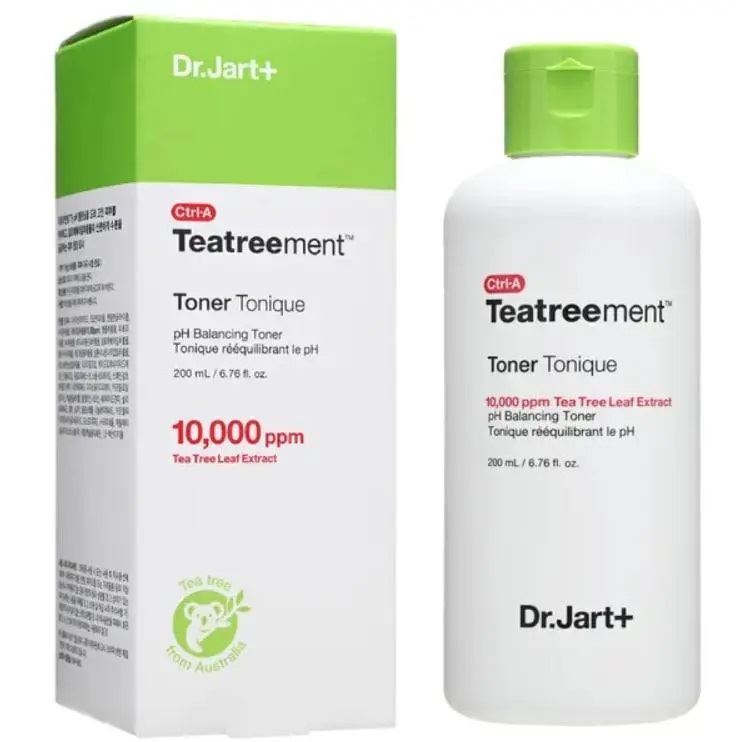 Тонер Заспокійливий З Олією Чайного Дерева Dr. Jart Ctrl-A Teatreement Toner Для Проблемної Шкіри 200ml