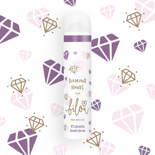 Зволожуюча пінка для рук Bilou - diamond hands