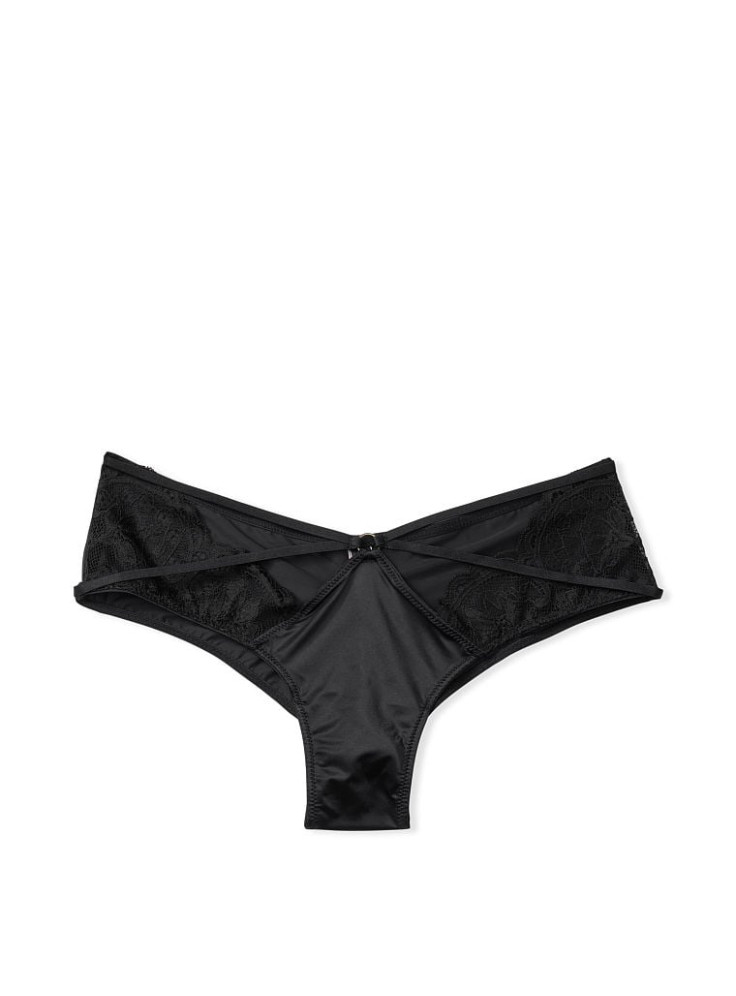 МЕРЕЖИВНІ ТРУСИКИ-ЧИКИ VICTORIA'S SECRET - BLACK