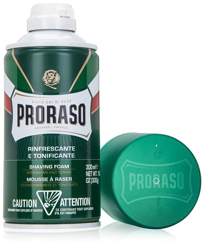 Піна для гоління освіжаюча Proraso Green Foam, 300ml