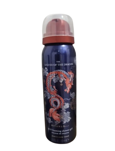 Міні гель пінка для душу Rituals - THE RITUAL The Legend of The Dragon Gold Foaming Shower Gel Mousse de Douche Plum & Cedar Wood