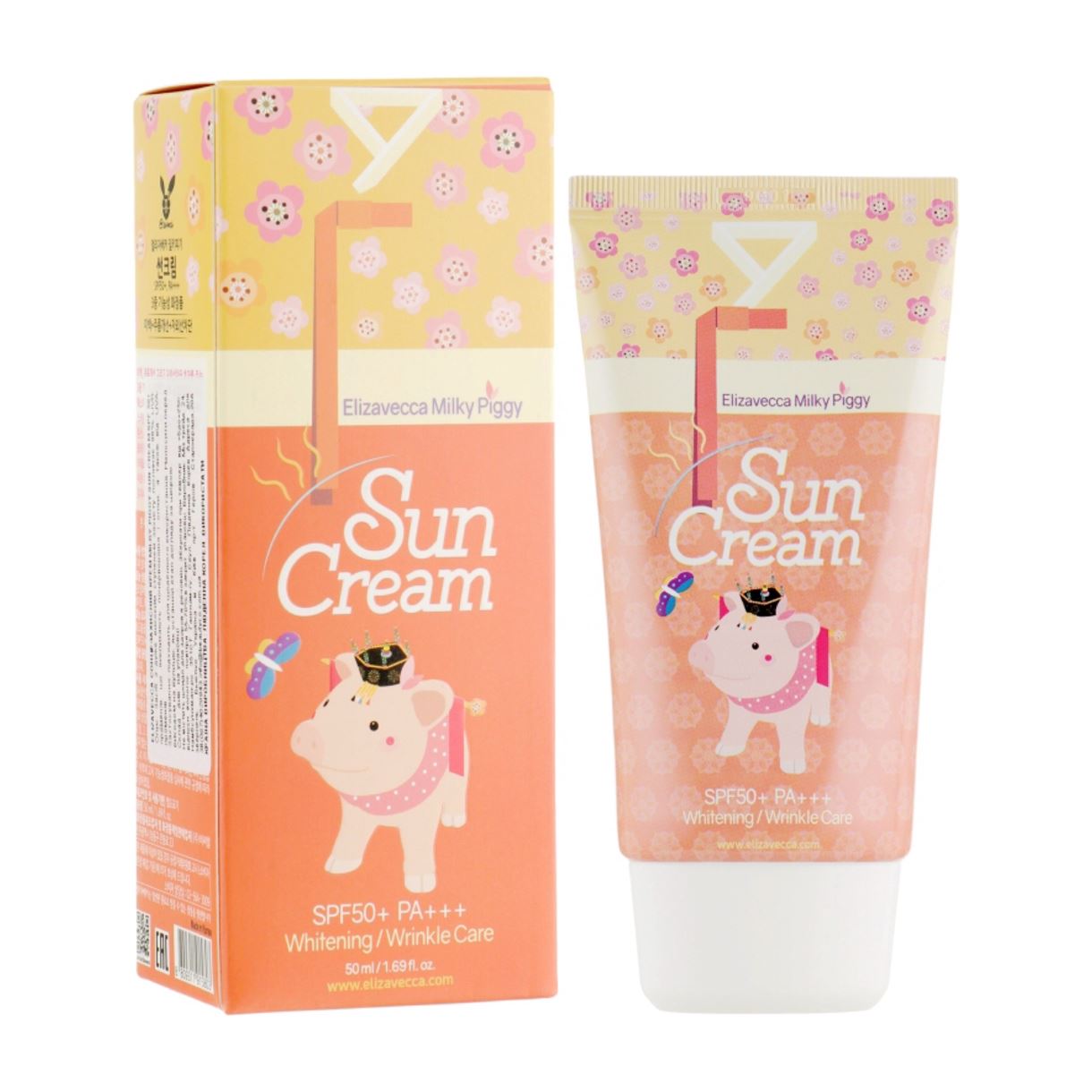 Сонцезахисний крем Elizavecca Face Care Milky Piggy Sun Cream SPF 50+ (50ml)