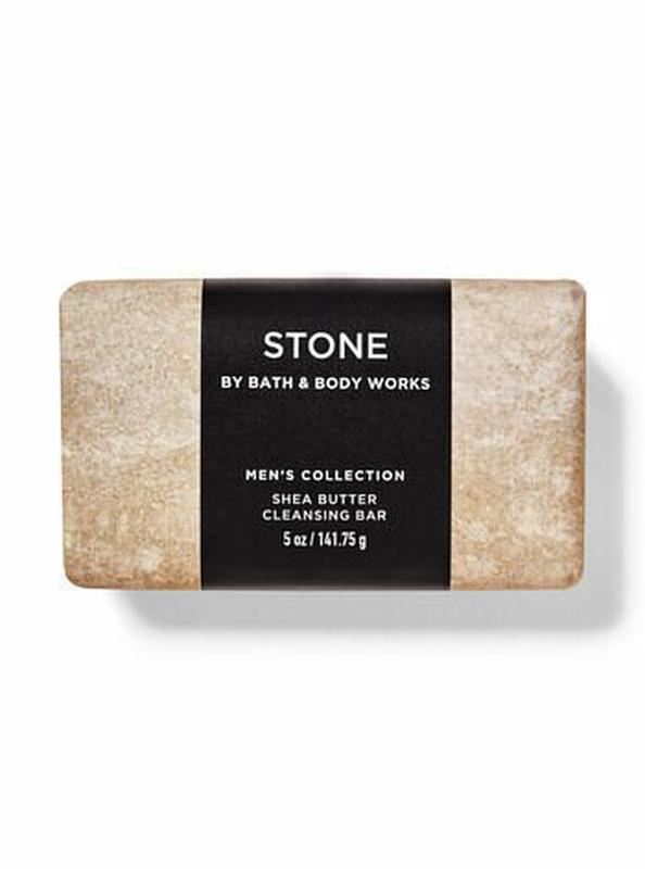 Чоловіче мило STONE BATH AND BODY WORKS men's collection shea butter 75g .