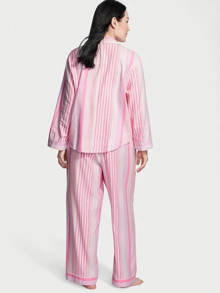 Піжама з штанами Flannel Long PJ Set Victoria's Secret