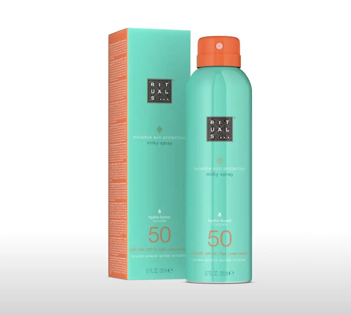 Сонцезахисний спрей-лосьйон spf 50 Rituals, ritual of karma sun protection milky spray