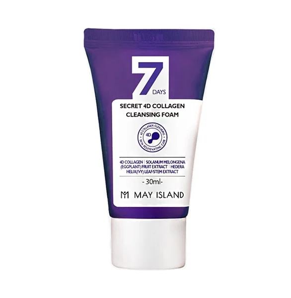 May IslandSkin Care Коллагенова пінка для вмивання May Island 7 Days Secret 4D Collagen Cleansing Foam 30 ml