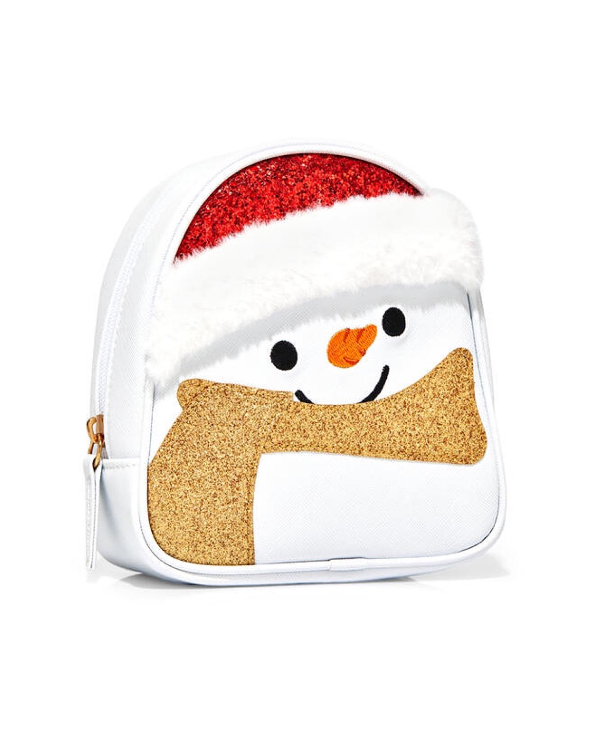 Косметичка Bath and body works: snowman cosmetic bag