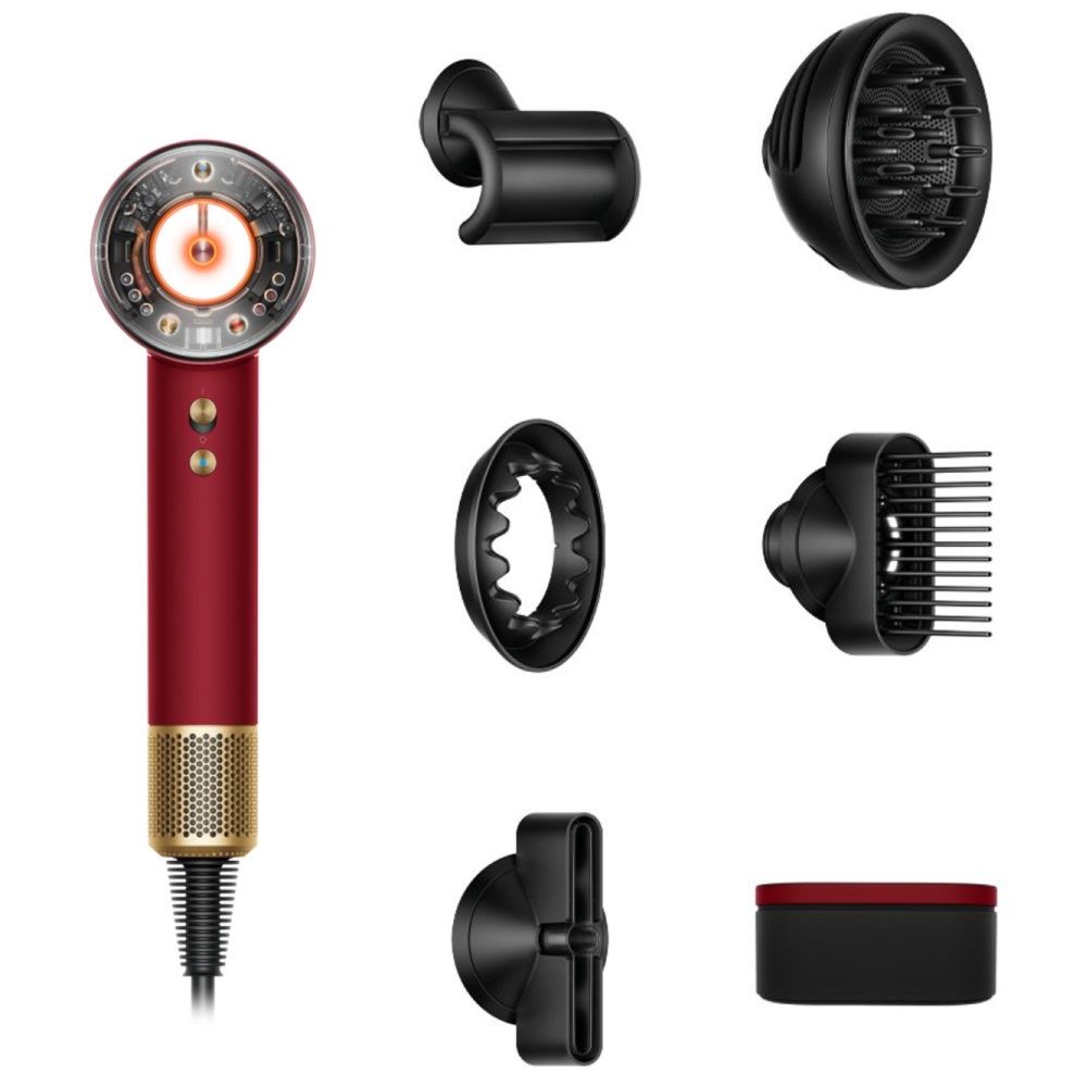 Фен Dyson Supersonic HD16 Nural Red Velvet/Gold
