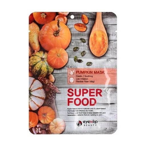 Тканинна маска для обличчя "Гарбуз" Eyenlip Super Food Pumpkin Mask