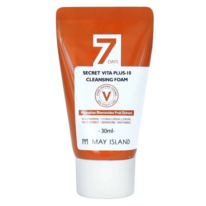 Пінка для вмивання May Island 7 Days Secret Vita Plus-10 Cleansing Foam 30 мл