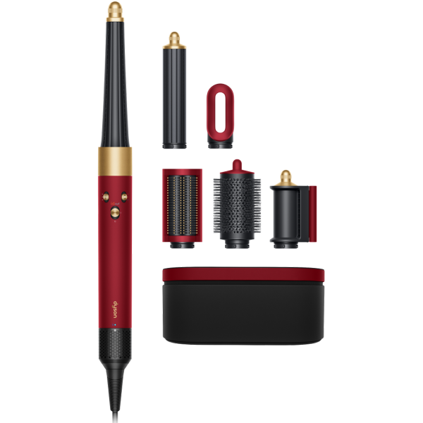 Стайлер для прямого та хвилястого волосся Dyson Airwrap i.d. Multi-Styler and Dryer Straight to Wavy - Red Velvet/Gold