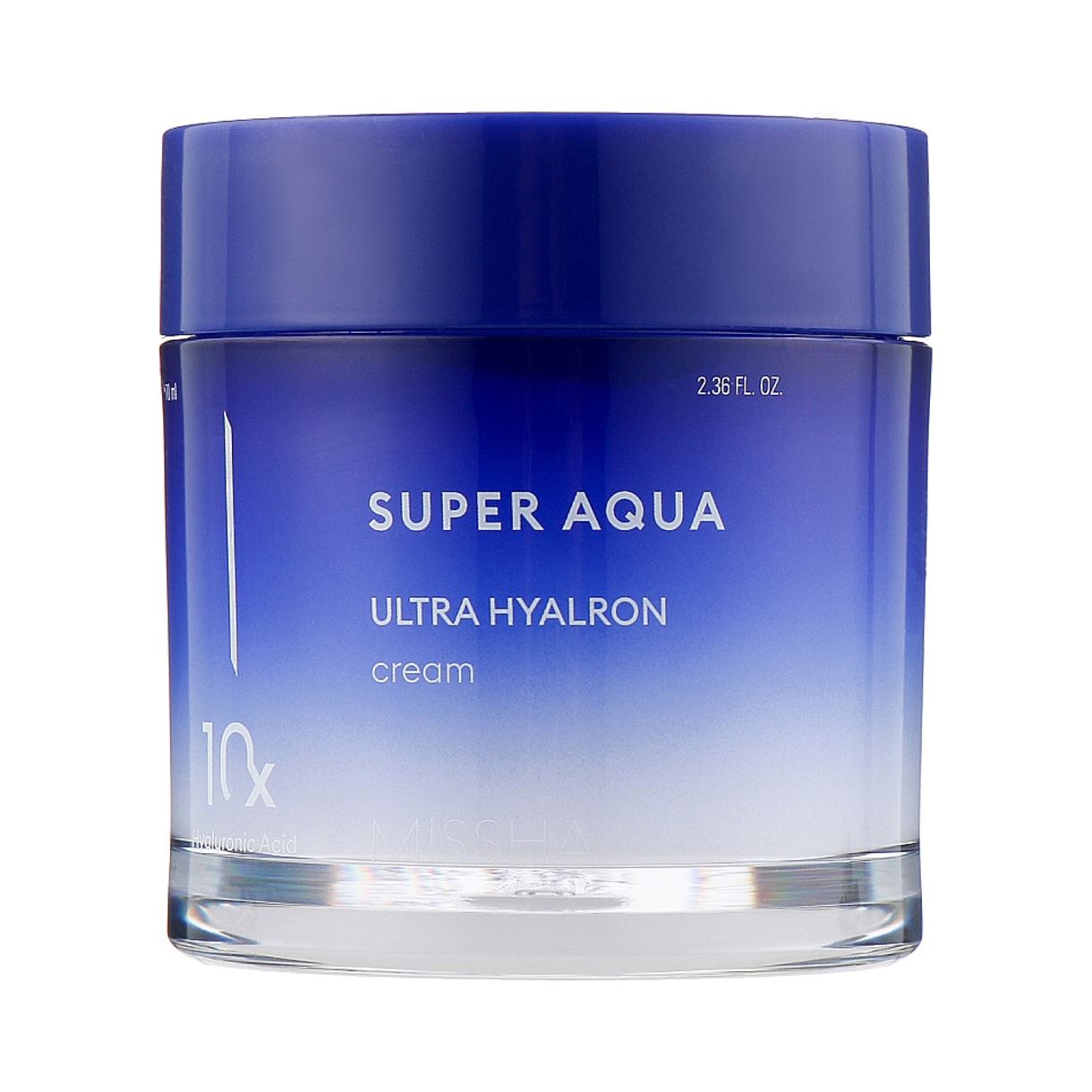 Зволожуючий крем для обличчя Missha - Super Aqua Ultra Hyalron Cream (70ml)