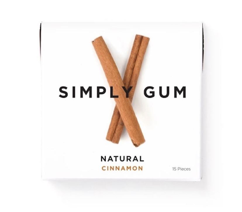 Жувальна гумка Натуральна кориця Simply Gum 15 штук