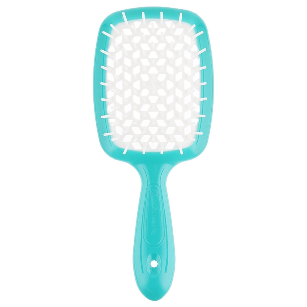Гребінець для волосся Janeke Superbrush , тіффані з білим