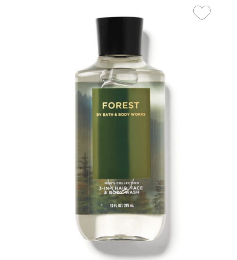 Чоловічий Гель для душу/шампунь Bath&body works Forest