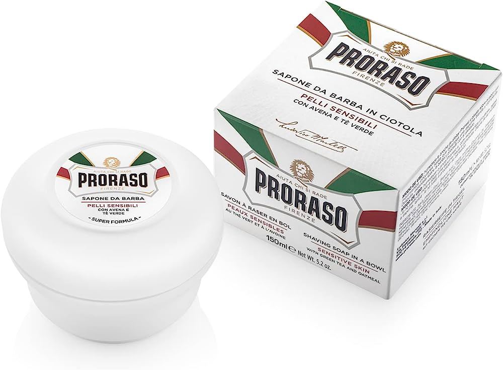 Мило для гоління Proraso White (New Version Super Formula) Shaving soap для чутливої шкіри 150 мл