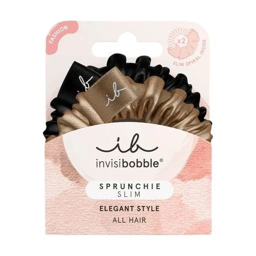 Резинка-браслет для волосся Invisibobble Sprunchie Slim True Golden, 2 шт