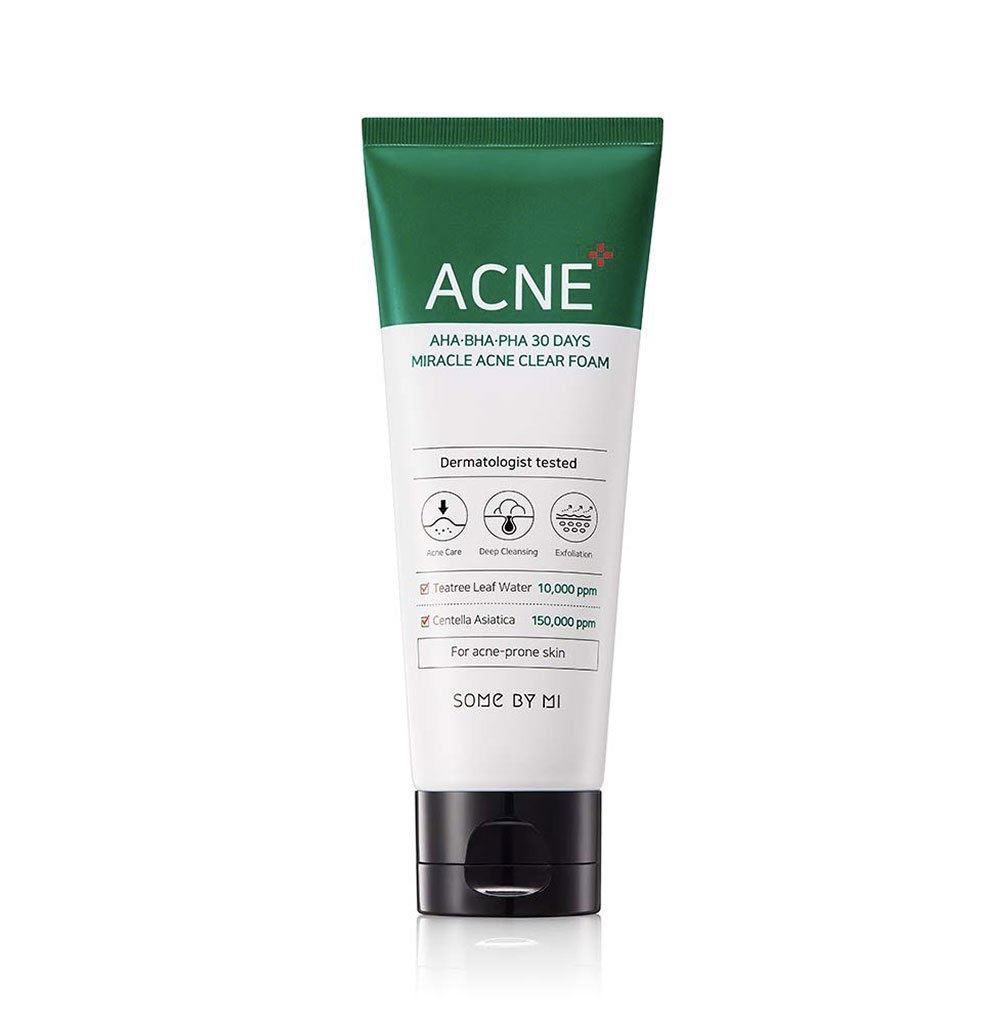 Очищаюча пінка Some By Mi AHA-BHA-PHA 30 Days Miracle Acne Clear Foam 100 ml