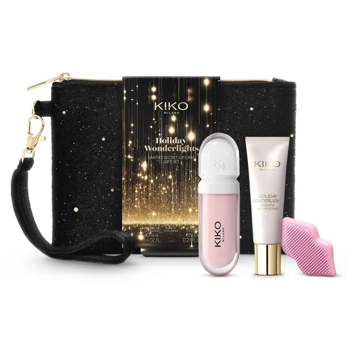 Подарунковий набір для губ Holiday Wonderlights Santas Secret Lip Care Gift Set KIKO