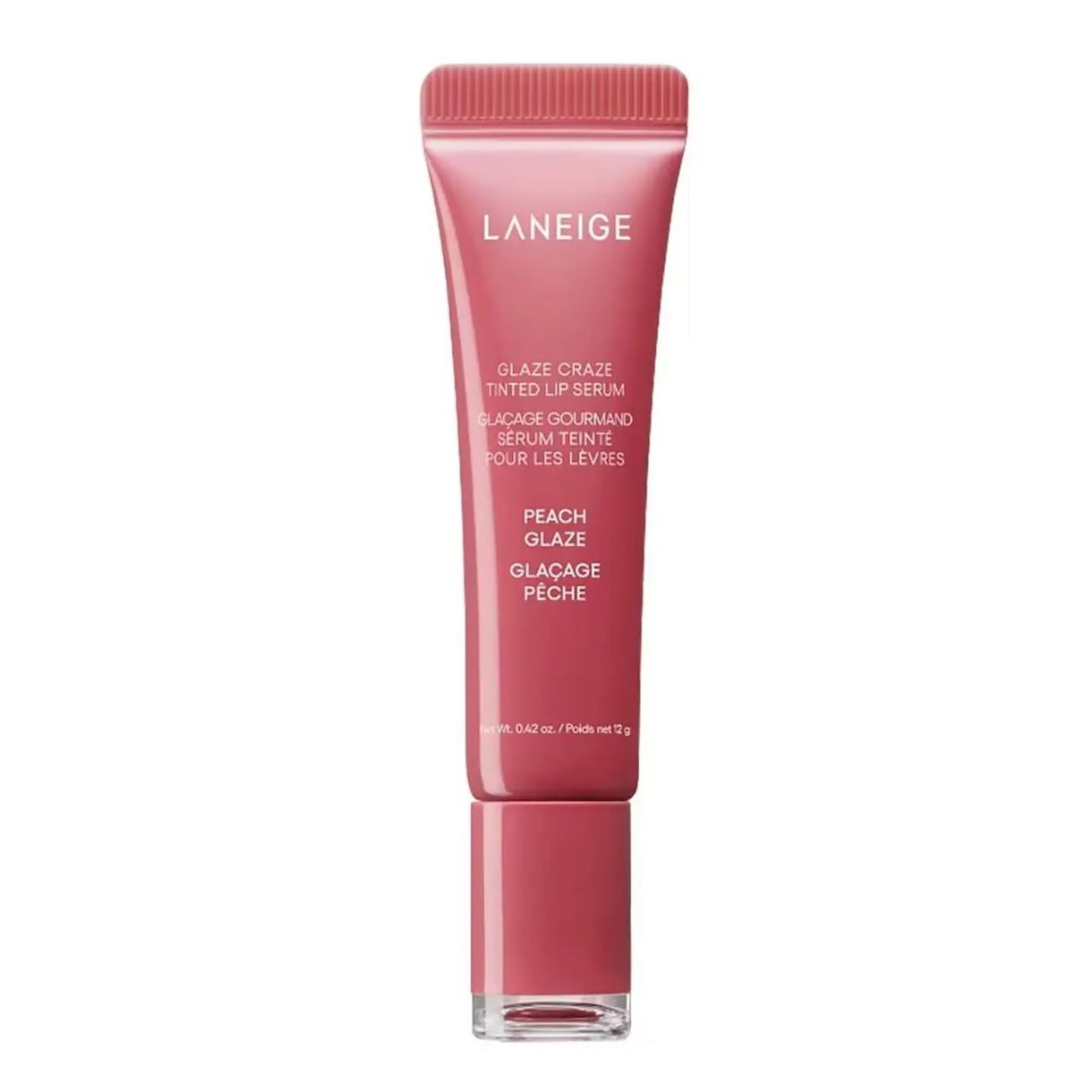 Laneige Glaze Craze Tinted Lip Serum - Тонована сироватка для губ тінт, Peach glaze