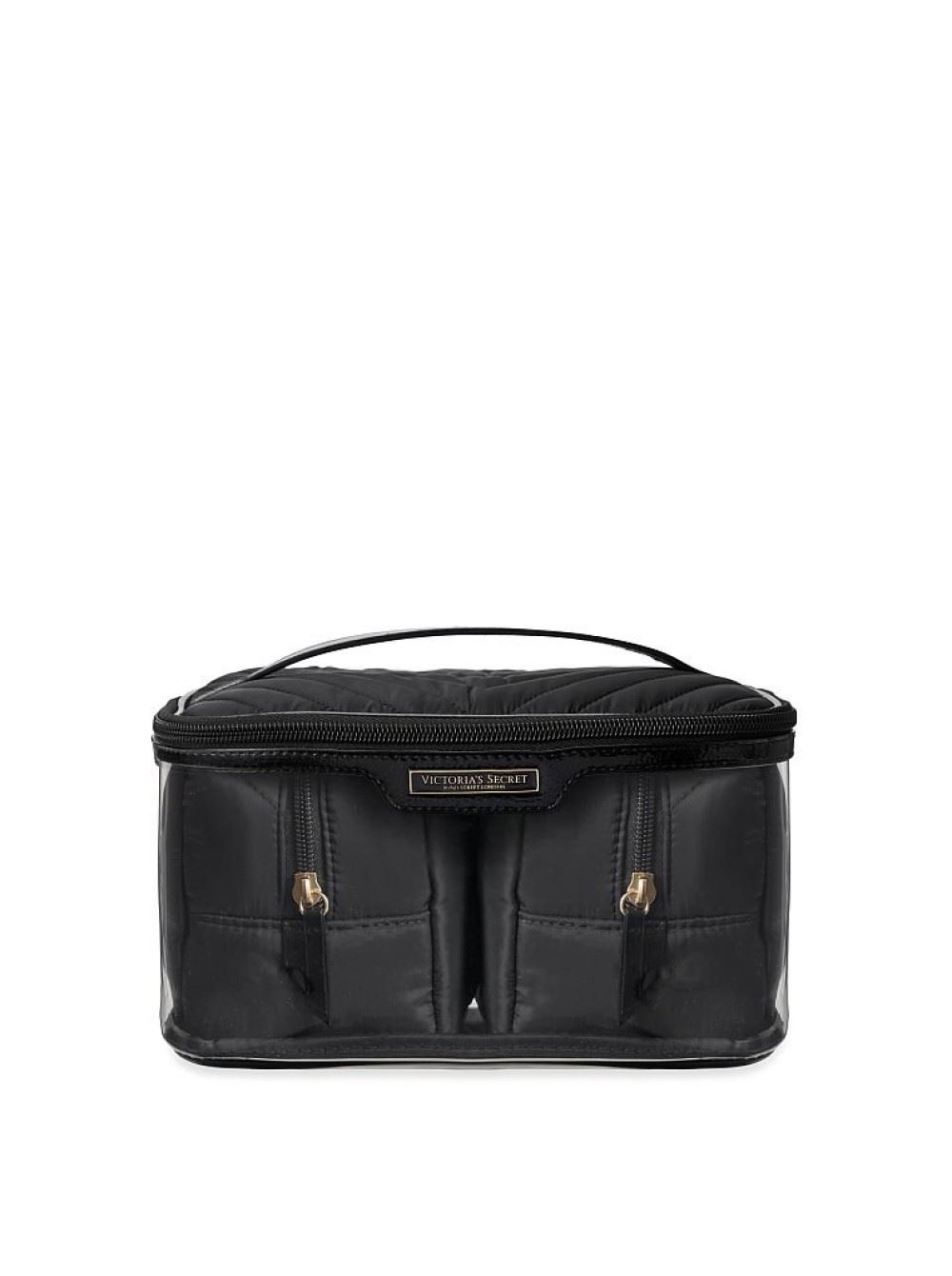 3 в 1 набір косметичок Victoria's Secret Getaway Glam Black Lily Bag