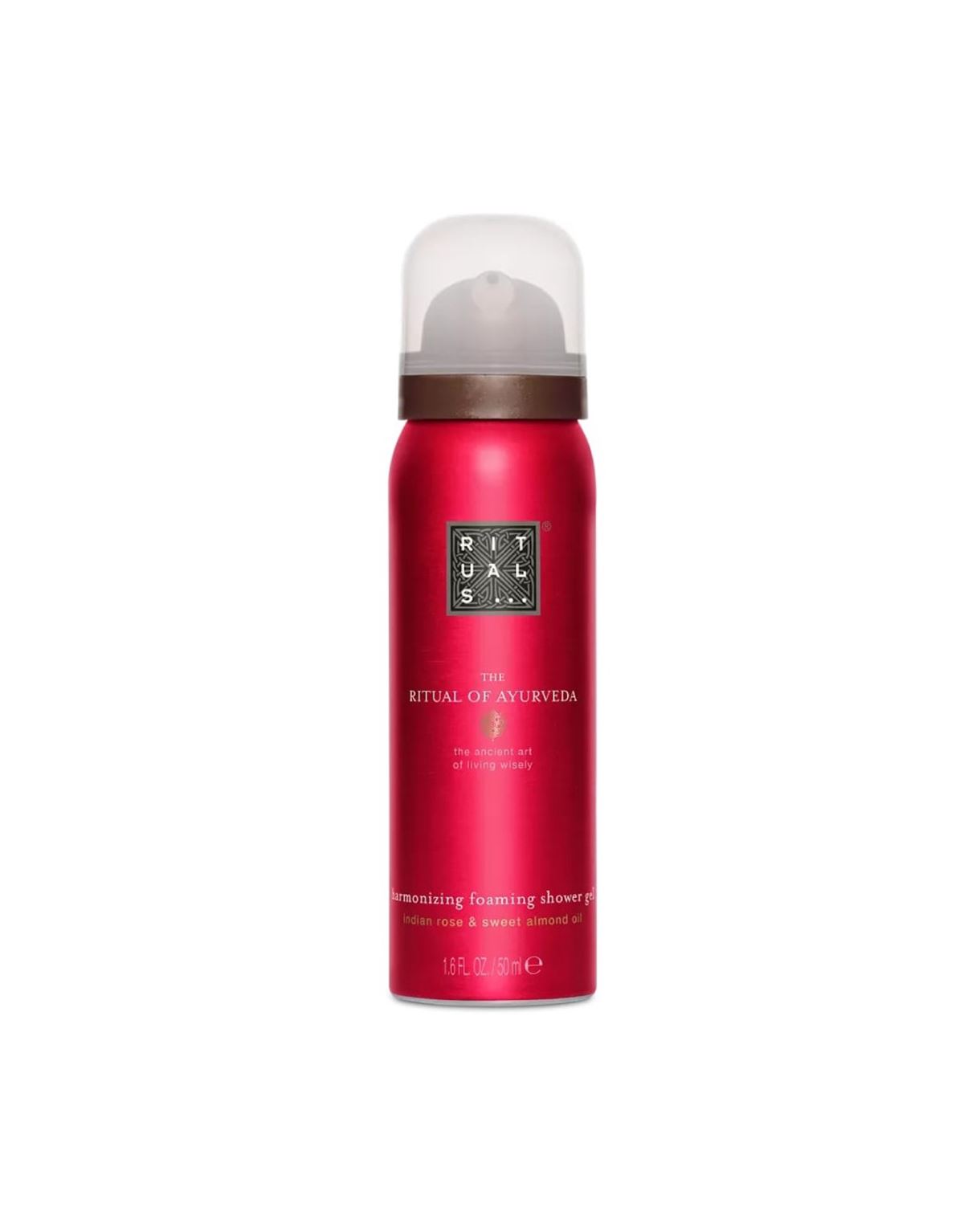 Міні Гель-пінка для душу Rituals - The Ritual of Ayurveda Foaming Shower Gel