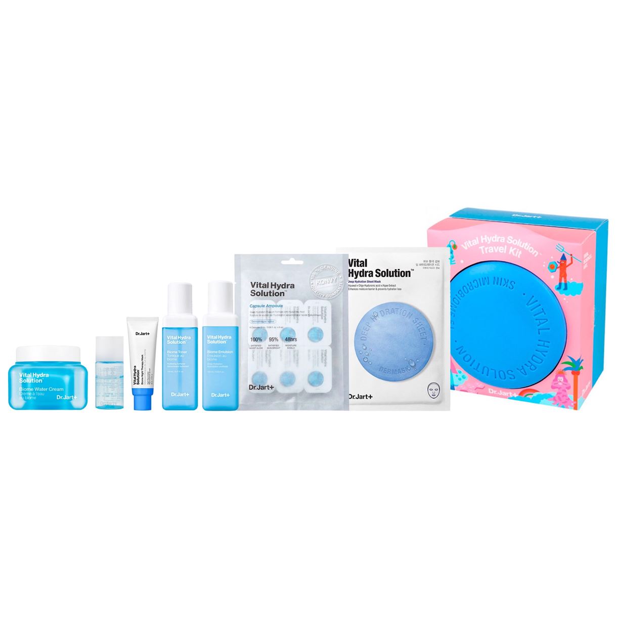 Зволожуючий набір Dr.Jart+ Vital Hydra Solution Travel Kit