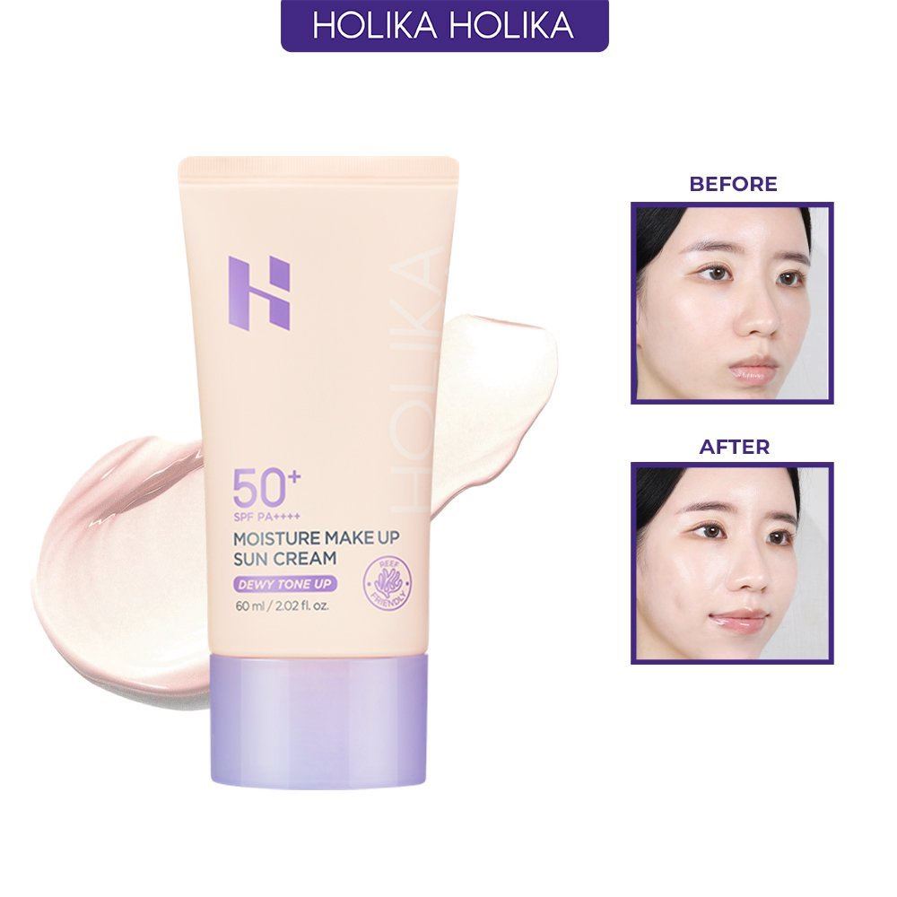 Сонцезахисний крем/база під макіяж, HOLIKA HOLIKA MAKE UP SUN CREAM SPF 50 PA+++ 60мл.