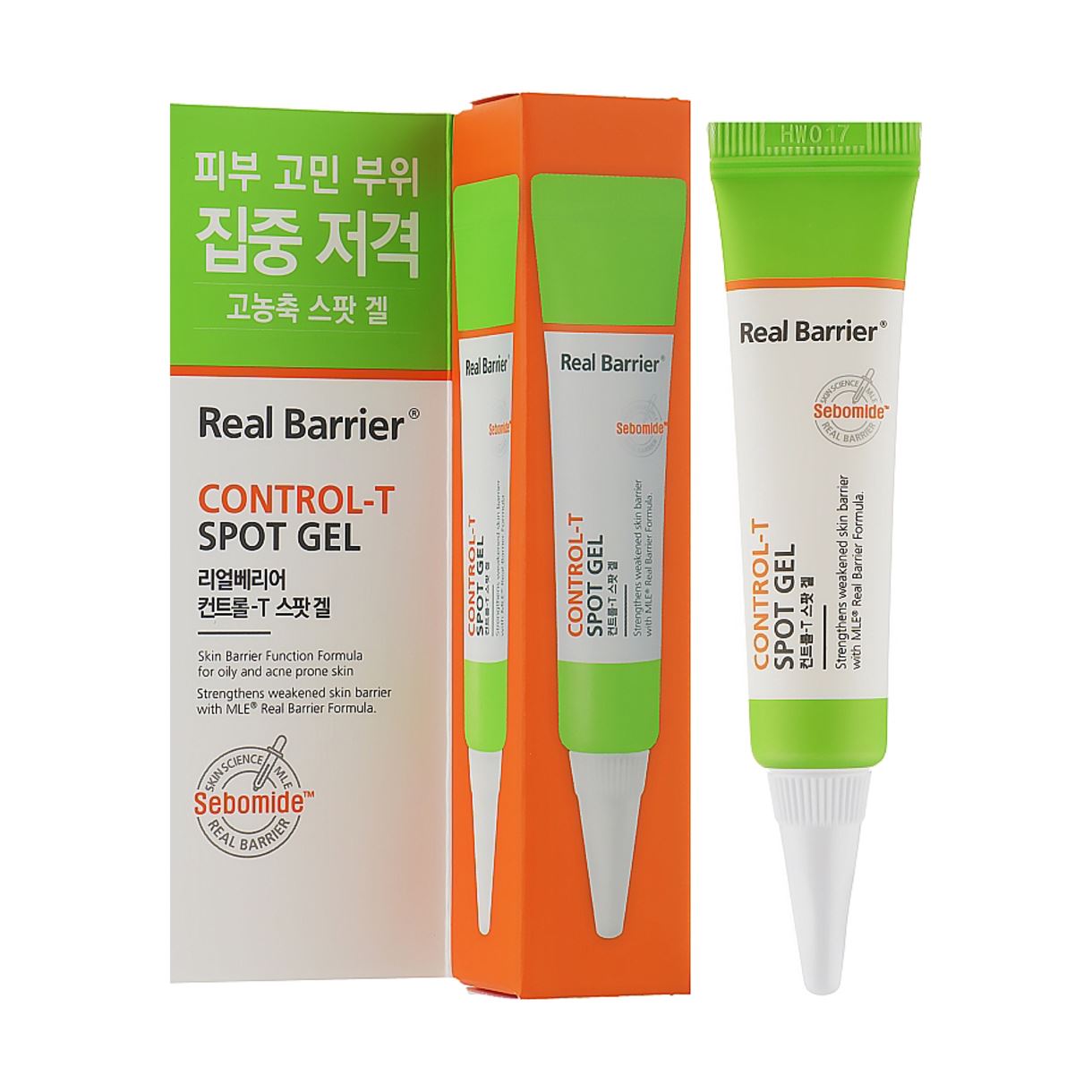 Точковий гель проти запалень та прищів Real Barrier Control-T Spot Gel